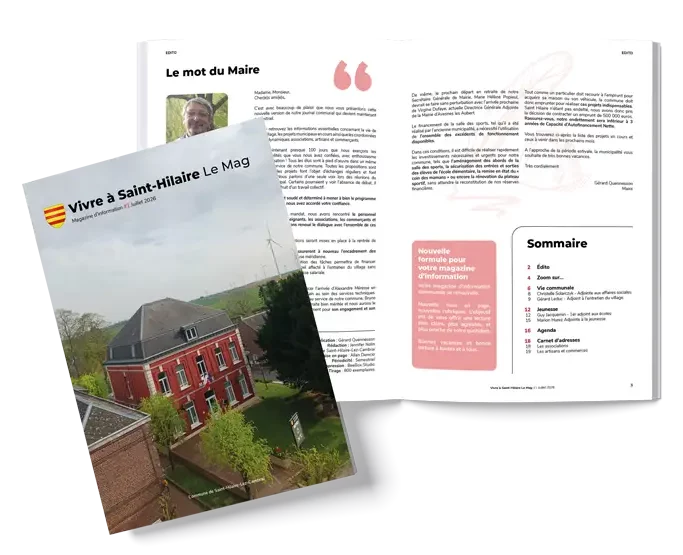 Un magazine municipal d'un village du nord près de Caudry